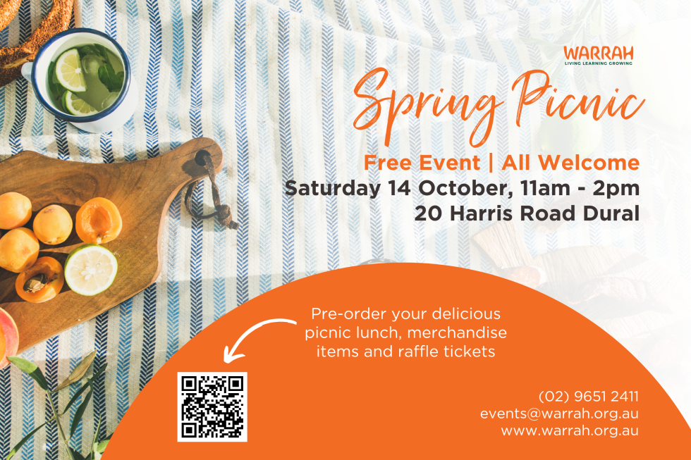 Spring Picnic – 14 October – All Welcome
